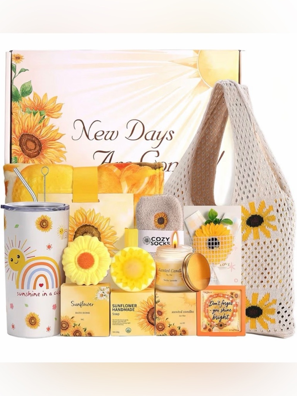 Sunflower Theme 10 pc. Gift Set